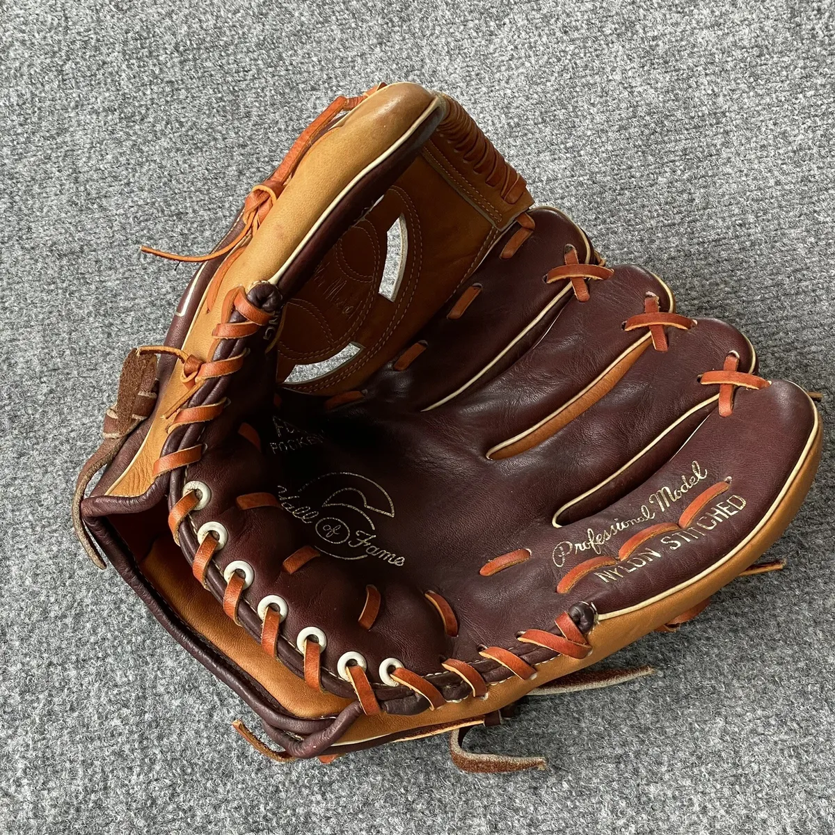 how to restring a baseball glove